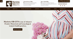 Desktop Screenshot of mariettaobgyn.com